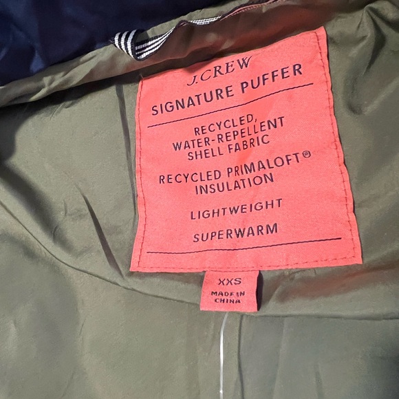 NWT JCrew Quilted Puffer Vest | Size XXS - Picture 10 of 14